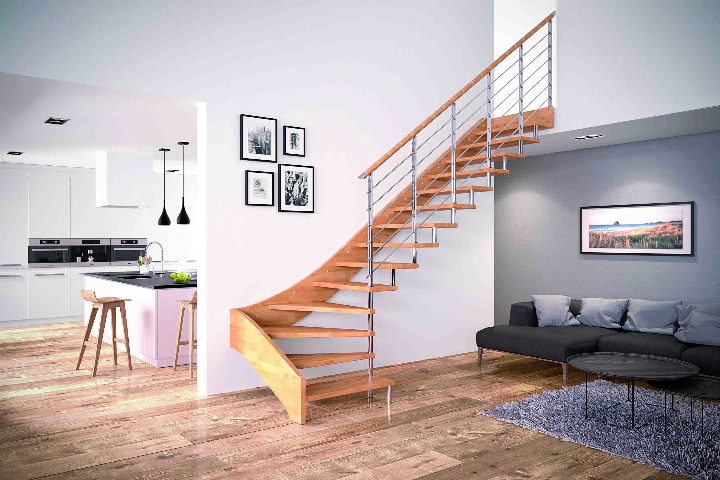 Alma, mya e visio, le nuove scale interne in legno di rintal ... Scale interne design