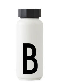 Bottiglia isotermica Arne Jacobsen - 500 ml - Lettera B Bianco Design Letters Arne Jacobsen