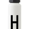 Botella isotérmica Arne Jacobsen - 500 ml - Letra H Cartas de diseño blanco Arne Jacobsen
