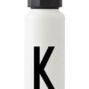Bottiglia isotermica Arne Jacobsen - 500 ml - Lettera K Bianco Design Letters Arne Jacobsen