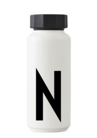 Botella isotérmica de Arne Jacobsen - 500 ml - Letra de diseño de letra N blanca Arne Jacobsen