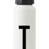 Bottiglia isotermica Arne Jacobsen - 500 ml - Lettera T Bianco Design Letters Arne Jacobsen