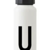 Botella isotérmica Arne Jacobsen - 500 ml - Letra U Cartas de diseño en blanco Arne Jacobsen