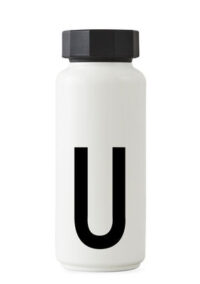 Bottiglia isotermica Arne Jacobsen - 500 ml - Lettera U Bianco Design Letters Arne Jacobsen