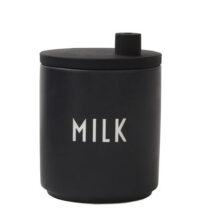 Bricco per latte Arne Jacobsen Nero Design Letters Arne Jacobsen