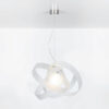 Nuvola SP suspension lamp Satin white Emporium Roberto Giacomucci