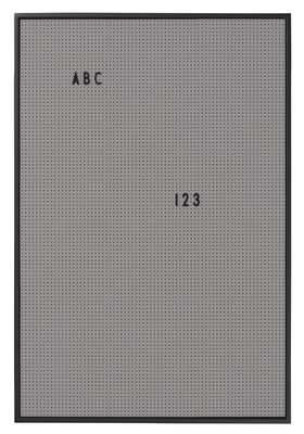 A2 Light Schiefer - L 42 x H 59 cm Dunkelgraue Designbuchstaben
