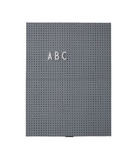 A4 Light Slate - L 21 x H 30 cm letras de design cinza escuro