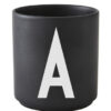 Arne Jacobsen Lettre A Design noir Lettres Arne Jacobsen