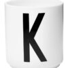 Κούπα Arne Jacobsen Επιστολή Κ Λευκό Σχεδιασμός Επιστολές Arne Jacobsen