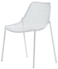 Round Chaise blanche Emu Christophe Pillet 1
