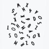 数字と手紙を小さく設定 -  Arne Jacobsen著/デザインレターの穴あきパネル用Black Design Letters Arne Jacobsen