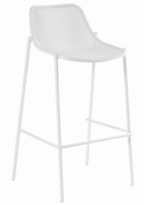 High stool Round White Emu Christophe Pillet 1