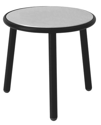 Table basse Yard Ø 50 cm Noir Emu Stefan Diez 1