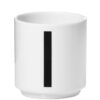 Arne Jacobsen Tasse à café Numéro 1 Blanc Design Lettres Arne Jacobsen