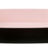 Television Medium Tray / 21 x 18 cm Pink | Letras de diseño en negro