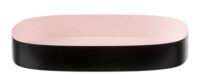 Television Medium Tray / 21 x 18 cm Pink | Black Design Letters