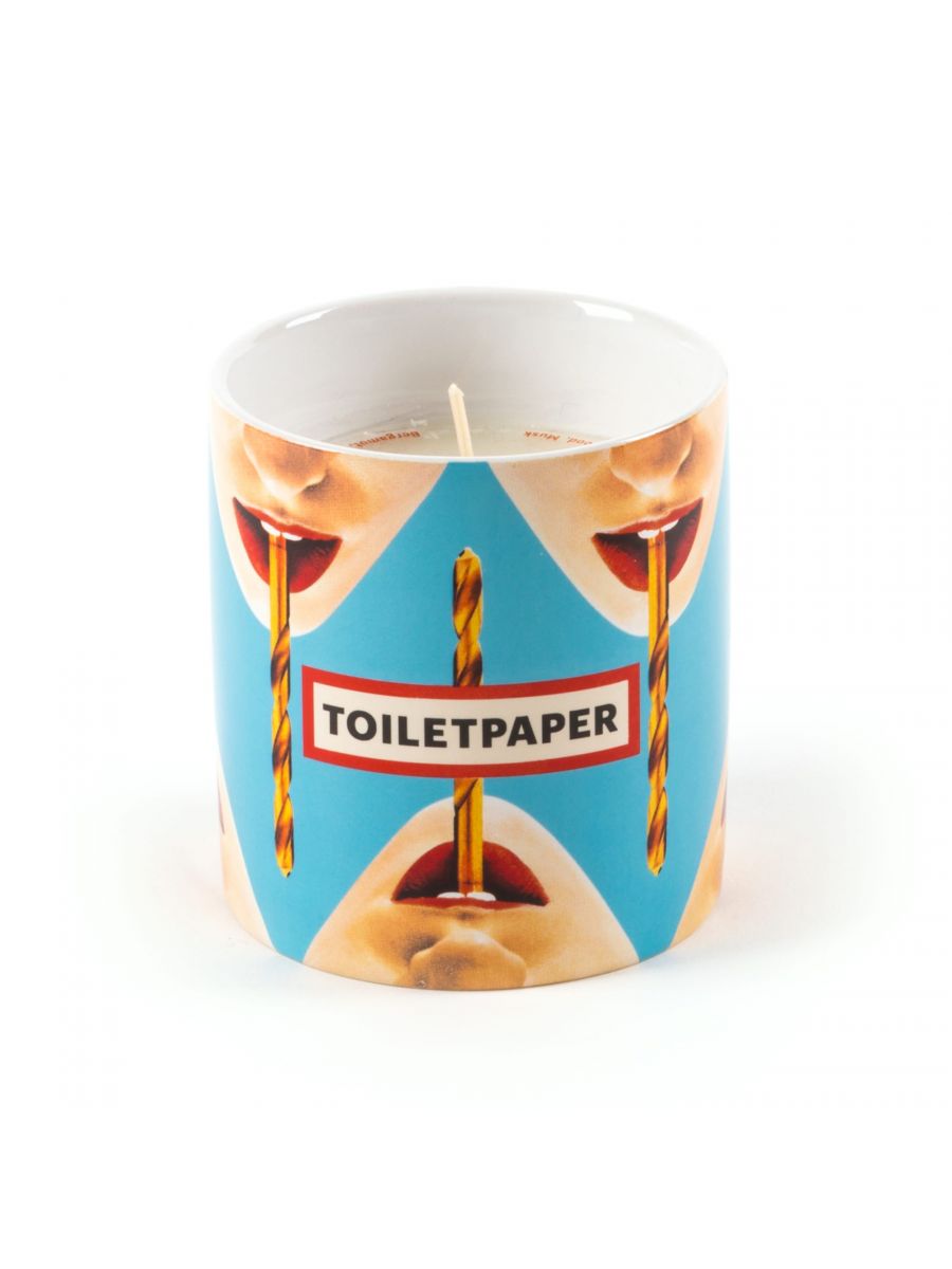 Candela Toiletpaper - Drill Multicolore|Azzurro Seletti Maurizio Cattelan|Pierpaolo Ferrari