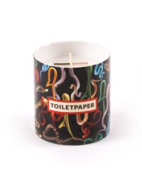 Toiletpaper Candle - Multicolored Snakes | Black Seletti Maurizio Cattelan | Pierpaolo Ferrari