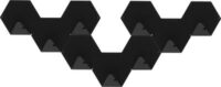 Simplex πακέτο άγκιστρο της Μαύρης Tolix Bergne 3 1