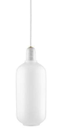 Lâmpada de suspensão Amp Large - Ø 11 x H 26 cm Branco Normann Copenhagen Simon Legald