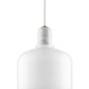 Amp Small - Lámpara de suspensión - Ø 14 x H 17 cm Blanco Normann Copenhagen Simon Legald