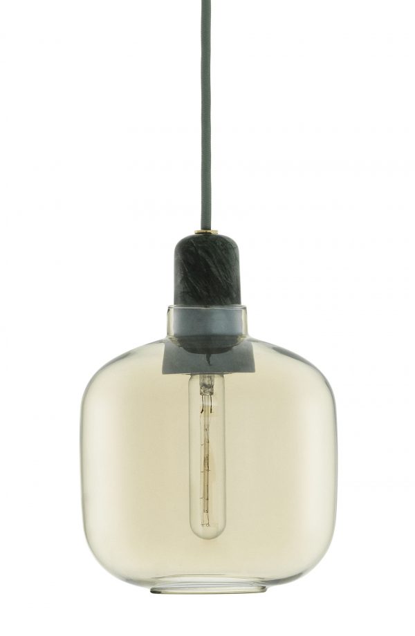 Сијалица за суспензија на мали засилувачи - Ø 14 x H 17 cm црна | Златна Норман, Копенхаген Симон Легалд