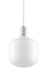 Lampada A Sospensione Amp Small - Ø 14 x H 17 cm Bianco Normann Copenhagen Simon Legald