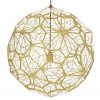 Светилка за висечки мрежи Etch - Br 60 cm месинг Том Диксон Том Диксон