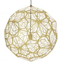 Etch Web Hanging Lamp - Ø 60 cm Brass Tom Dixon Tom Dixon