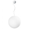Suspension Lamp Oh! L White Linea Light Group Centro Design LLG