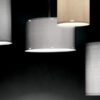Lampada A Sospensione Thank You P SP L Bianco|Nero Linea Light Group Centro Design LLG