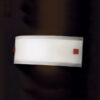 Mille M Wall Lamp 1x150W White | Nickel | Red Linea Light Group Centro Design LLG