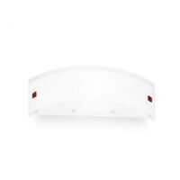 Mille XS Wall Lamp 1x33W White | Nickel | Red Linea Light Group Centro Design LLG