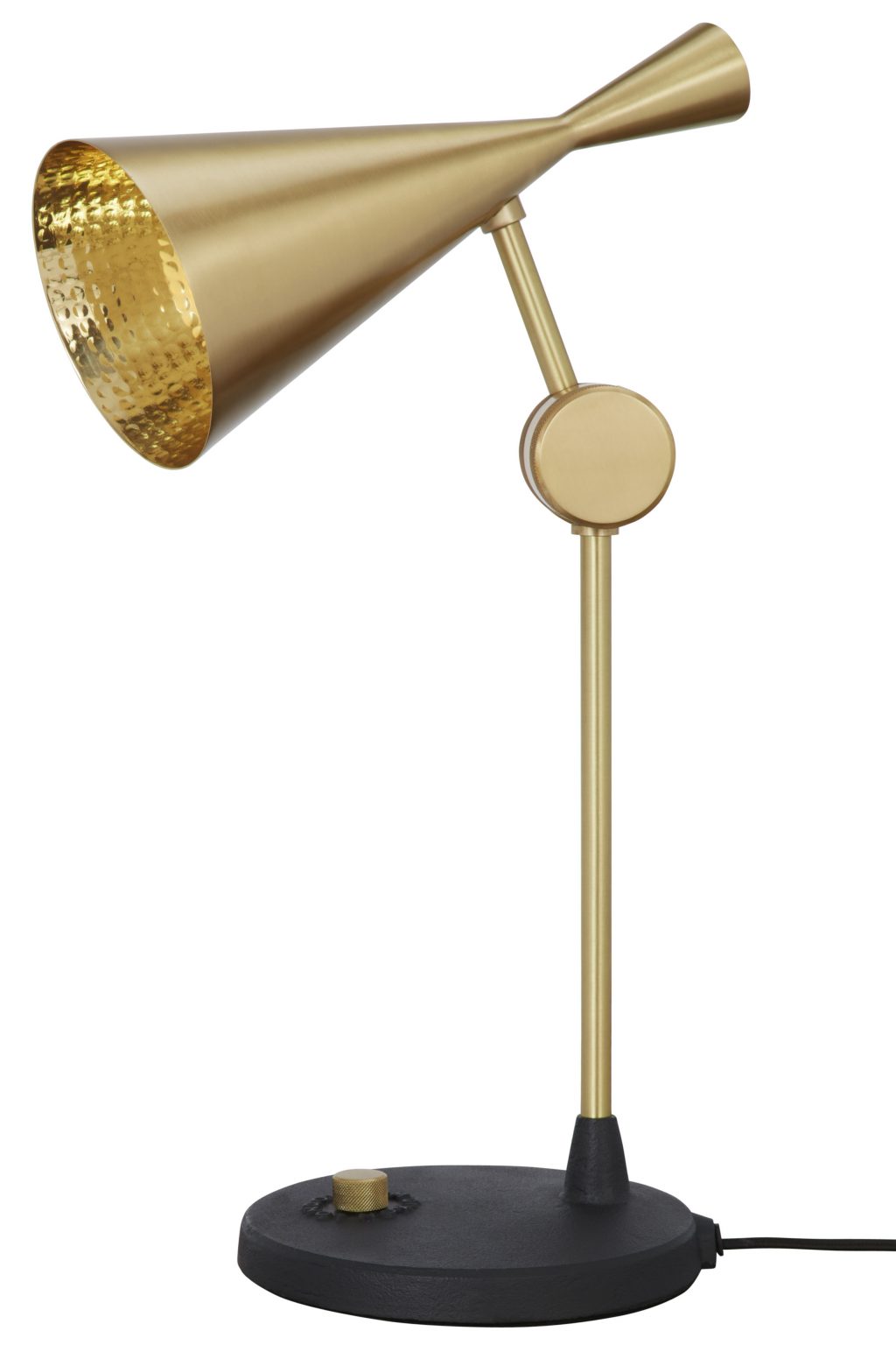 Lampada Da Tavolo Beat H 53 cm Nero|Ottone Tom Dixon Tom Dixon