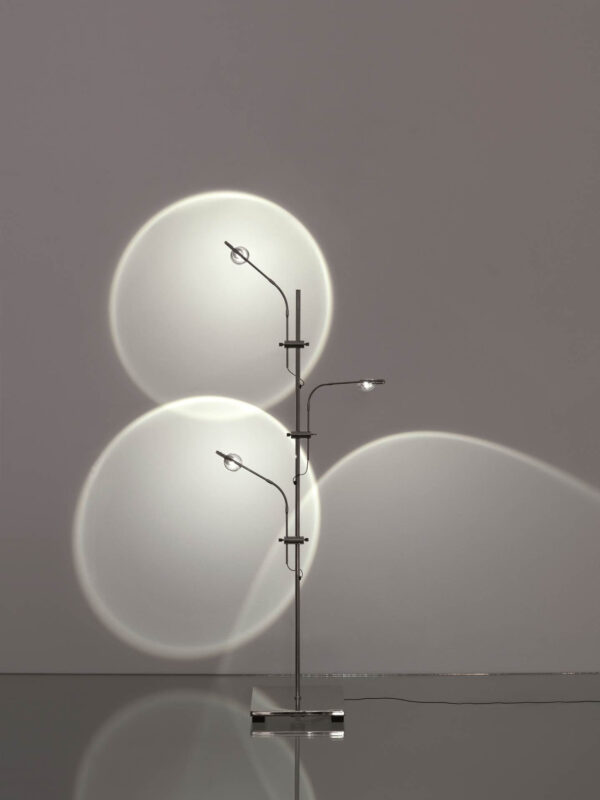 Lampe de table Wa Wa - H 80 cm Argent Catellani & Smith Enzo Catellani