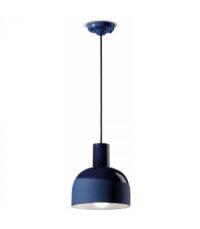 Lampe à Suspension Caxixi C2400 Bleu Cobalt Ferroluce 1