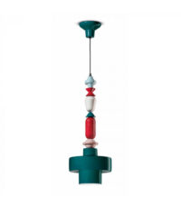 Suspension Lamp Lariat C2531 Petroleum Green | Multicolor Ferroluce 1
