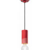 Suspension Lamp PI C2501 Coral Red by Ferroluce 1