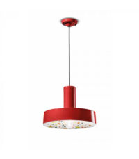 Suspension Lamp PI C2503 Red | Multicolor Ferroluce 1