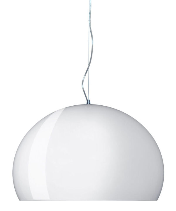Suspension lamp FL / Y - Ø 52 cm Bright matt white Kartell Ferruccio Laviani 1