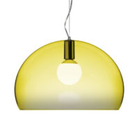 Suspension lamp FL / Y Small - Ø 38 cm Yellow Kartell Ferruccio Laviani 1