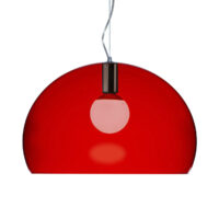 Lampe à suspension FL / Y Small - Ø 38 cm Rouge Kartell Ferruccio Laviani 1