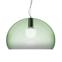Lámpara de suspensión FL / Y Pequeña - Ø 38 cm Verde salvia Kartell Ferruccio Laviani 1