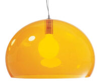 Lampada a sospensione FL/Y - Ø 52 cm Arancione Kartell Ferruccio Laviani 1