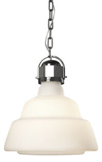 hanging lamp Glas / Ø 41 cm White | Chrome Diesel with Foscarini Diesel Creative Team 1