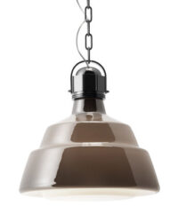 pendurado lâmpada Glas - Ø 41 cm Brown | Chrome Diesel com Foscarini Diesel Equipe Criativa 1