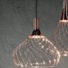 Suspension lamp Mongolfier_P2 Copper Line Light Group Center Design LLG
