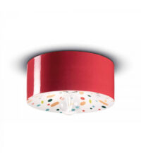 Lampada da Soffitto PI C1796 Rosso|Multicolore Ferroluce  1