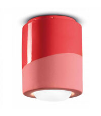 Ceiling Lamp PI C986 Coral Red Ferroluce 1